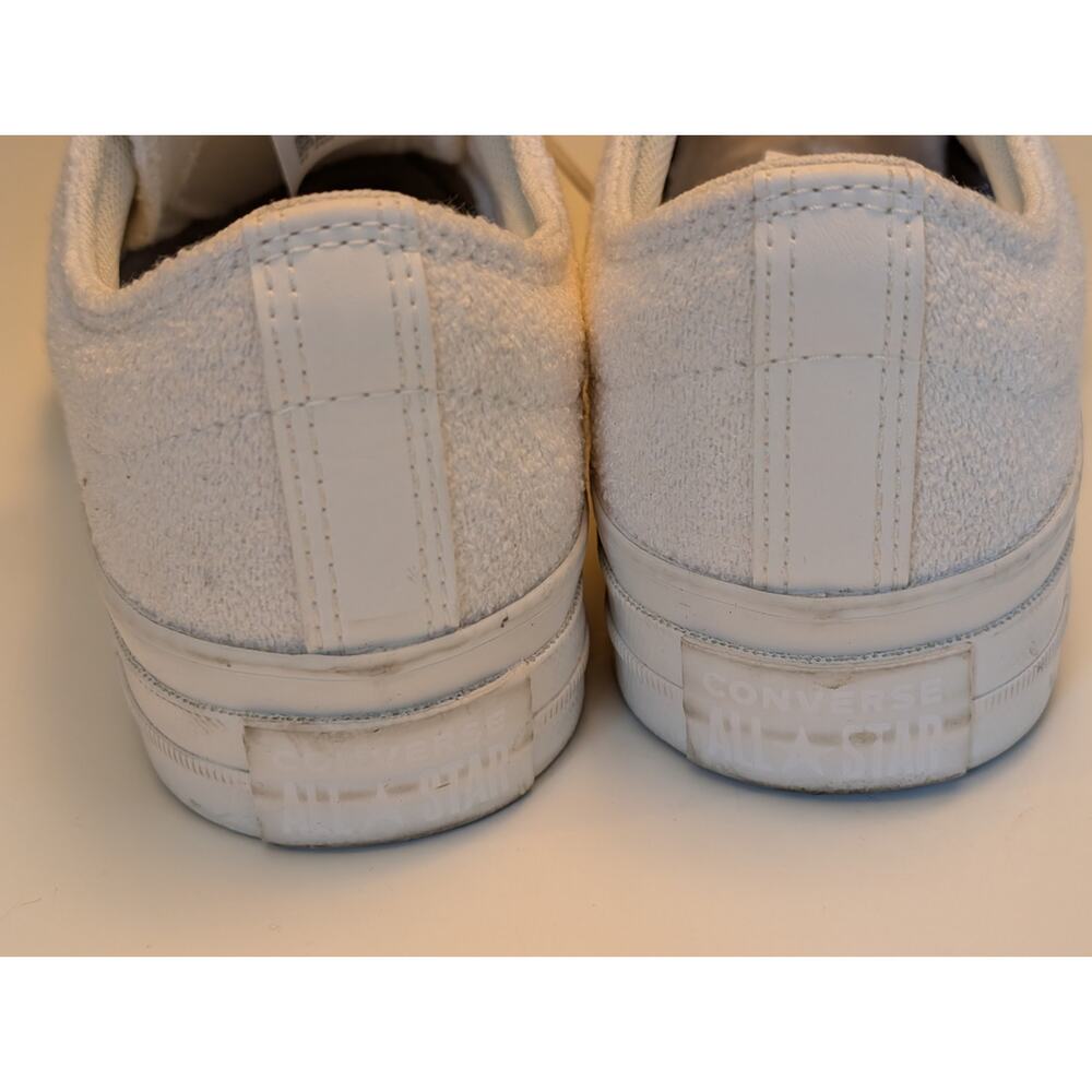 Converse Star Player 76 Low Top White Textured Sneakers - Mens 7 Womens 8.5 - Picture 6 of 11